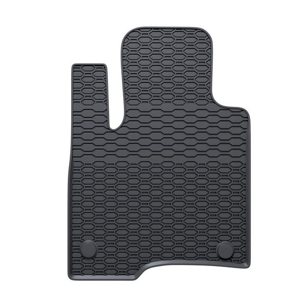 Tapetes de borracha para automóveis Fiat Panda III Hatchback (2012-....) - preto - 4 pcs.