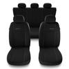 Capas de carro universais para Audi A6 C4, C5, C6, C7, C8 (1994-....) - preto