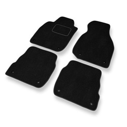 Tapetes de veludo para carros Audi A6 II C5 Avant, Limousine (1997-2004) - Tapetes para carros preta