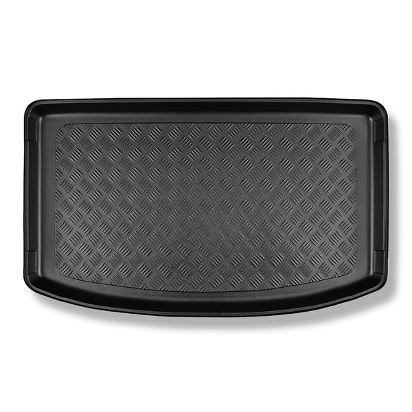 Tapete para a bagageira projetado para Kia Rio IV YB Hatchback (02.2017-....) - parte superior do porta-malas; modelos com base móvel de porta-malas; não para a versão híbrida
