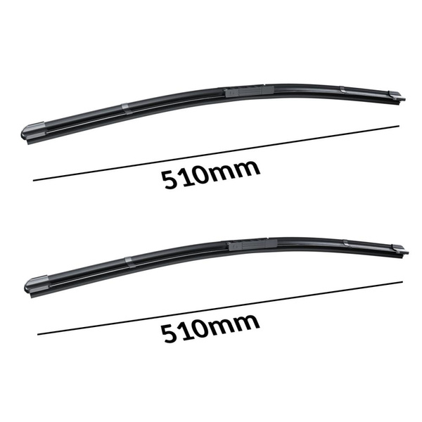 Escovas limpa-vidros para pára-brisas para Dacia Duster I SUV (10.2009-11.2014) - planas