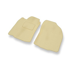 Tapetes de veludo para carros Mitsubishi Pajero Sport I SUV (1996-2008) - Tapetes para carros bege