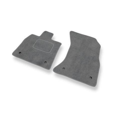Tapetes de veludo para carros Audi Q5 II (2017-....) - Tapetes para carros cinza