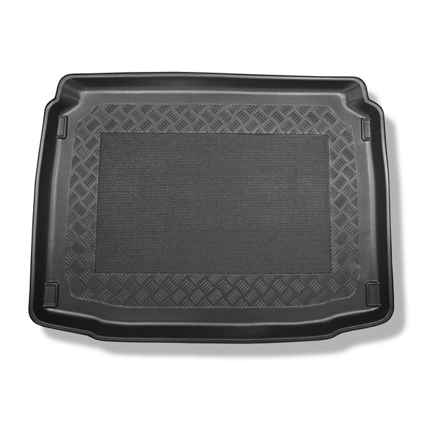 Tapete para a bagageira projetado para Peugeot 308 II Hatchback (08.2013-11.2021) - parte inferior do porta-malas; com roda sobressalente provisória ou conjunto de reparação
