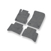 Tapetes de veludo para carros Mercedes-Benz CLS W219 (2004-2010) - Tapetes para carros cinza