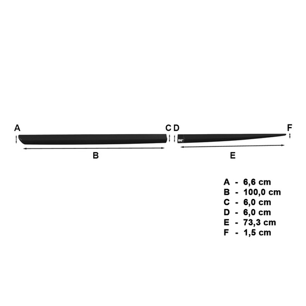 Fitas laterais compatíveis com Mercedes-Benz Classe A Hatchback (2013-2018)