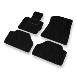 Tapetes de veludo para carros BMW X4 F26 SAC (2013-2018) - Tapetes para carros preta