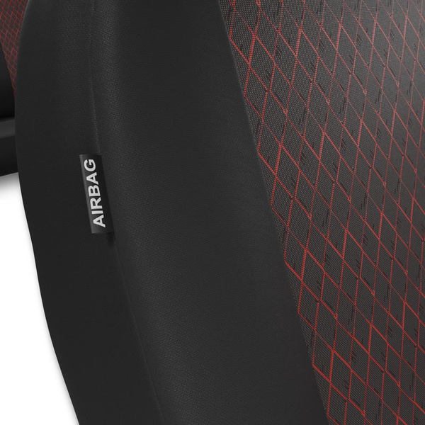 Capas de carro universais para Opel Vectra A, B, C (1988-2008) - vermelho