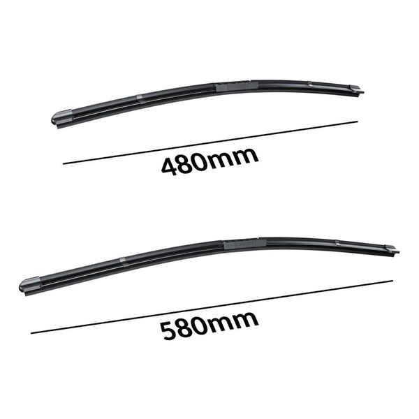 Escovas limpa-vidros para pára-brisas para Fiat Bravo Hatchback (10.1995-09.2003) - planas