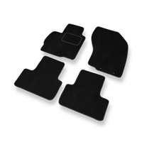 Tapetes de veludo para carros Mitsubishi ASX (2010-2021) - Tapetes para carros preta