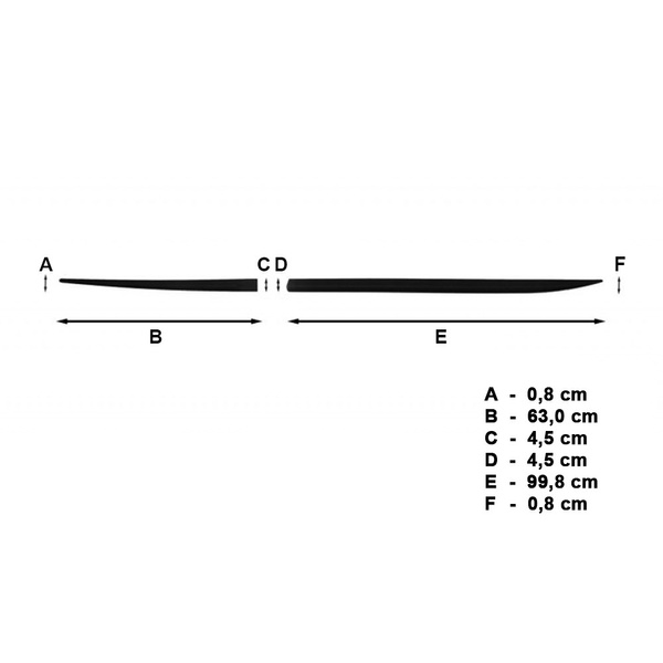 Fitas laterais compatíveis com Hyundai i30 Hatchback (2012-2017)