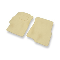 Tapetes de veludo para carros Honda Civic VI Aerodeck, Coupé, Hatchback, Sedan (1996-2000) 5 portas - Tapetes para carros bege
