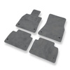 Tapetes de veludo para carros Lexus GS III Sedan (2004-2012) - Tapetes para carros cinza