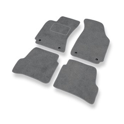 Tapetes de veludo para carros Volkswagen Passat B5 Sedan, Variant (1996-2005) - Tapetes para carros cinza