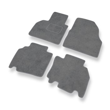 Tapetes de veludo para carros Renault Kangoo II (2012-2021) - Tapetes para carros cinza