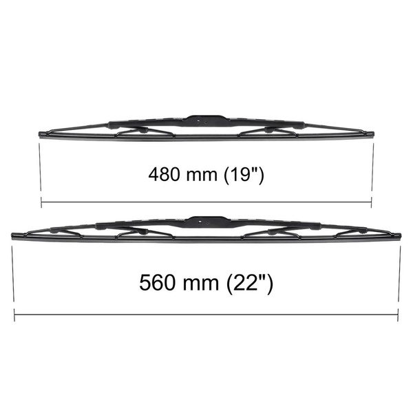 Escovas limpa-vidros para pára-brisas para Suzuki Liana Hatchback, Sedan (03.2001-12.2007) - standard