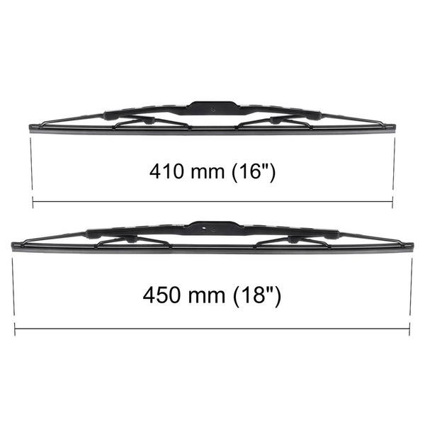 Escovas limpa-vidros para pára-brisas para Suzuki Alto Hatchback (02.2002-12.2006) - standard