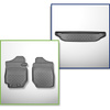 Conjunto de tapetes de bagageira e tapetes de carro feitos sob medida para Suzuki Jimny II GJ SUV (10.2018-2020)