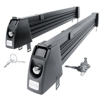 Porta-esquis de tejadilho - Ski rack M-7703 - preto - para 3 pares de esquis ou 
