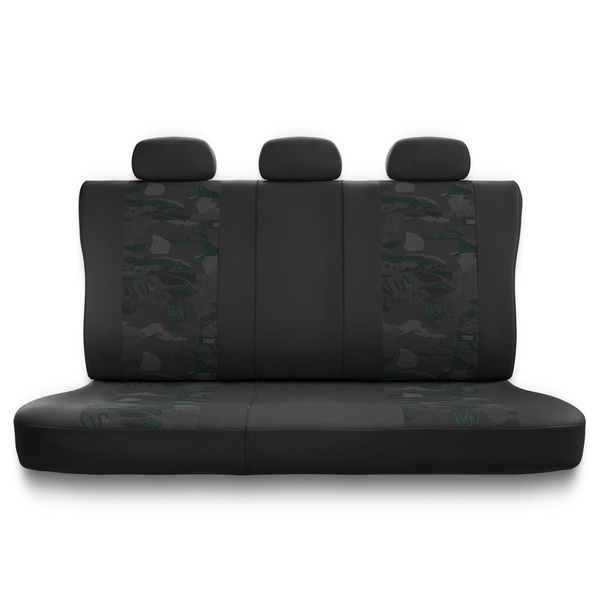 Capas de carro universais para Fiat Cinquecento (1991-1998) - verde