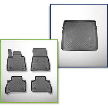 Conjunto de tapetes de bagageira e tapetes de carro feitos sob medida para BMW X