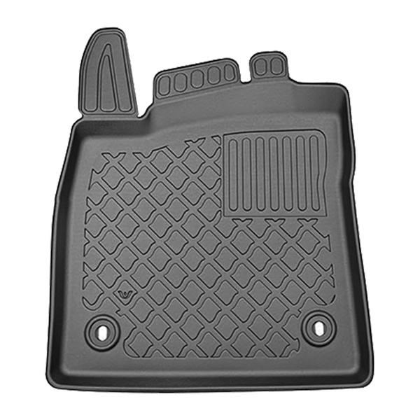 Conjunto de tapetes de bagageira e tapetes de carro feitos sob medida para MG 4 Hatchback (09.2022-....) - parte inferior do porta-malas; sem base móvel de porta-malas
