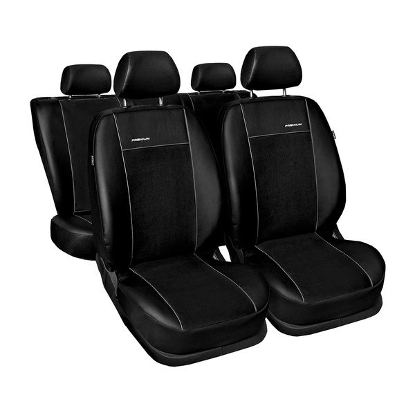 Conjunto de capas para bancos de carro Toyota Corolla XI Sedan (2013-2019) - preto
