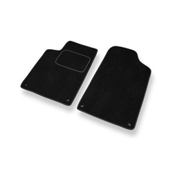Tapetes de veludo para carros Peugeot 607 (1999-2010) - Tapetes para carros preta