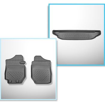 Conjunto de tapetes de bagageira e tapetes de carro feitos sob medida para Suzuk