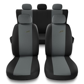 Capas de carro universais para Seat Ibiza I, II, III, IV, V (1984-2019) - cinza claro