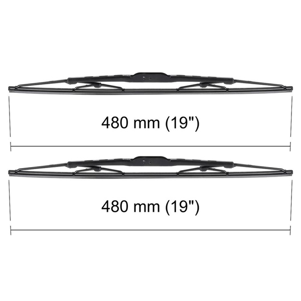 Escovas limpa-vidros para pára-brisas para Mazda Tribute SUV (02.2001-09.2009) - standard