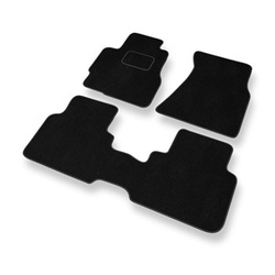 Tapetes de veludo para carros Honda CR-V I SUV (1995-2001) - Tapetes para carros preta