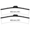 Escovas limpa-vidros para pára-brisas para Opel Corsa B Caravan, Hatchback, Pick-Up, Sedan (03.1993-09.2000) - planas