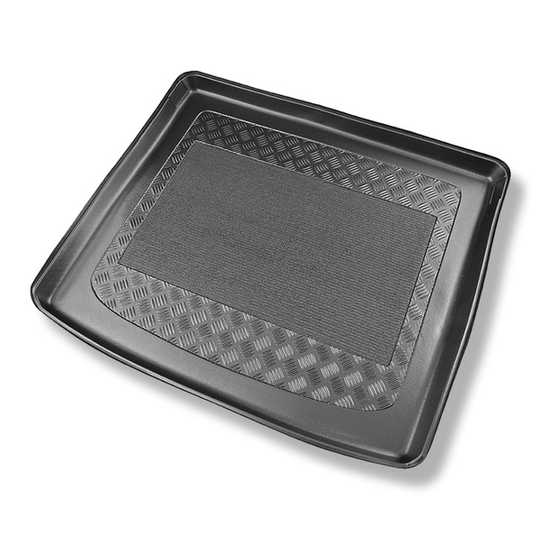 Tapete para a bagageira projetado para Audi Q3 F3 SUV (08.2018-....) - parte superior do porta-malas (soleira plana); base móvel na posição mais alta; também para a versão Quattro