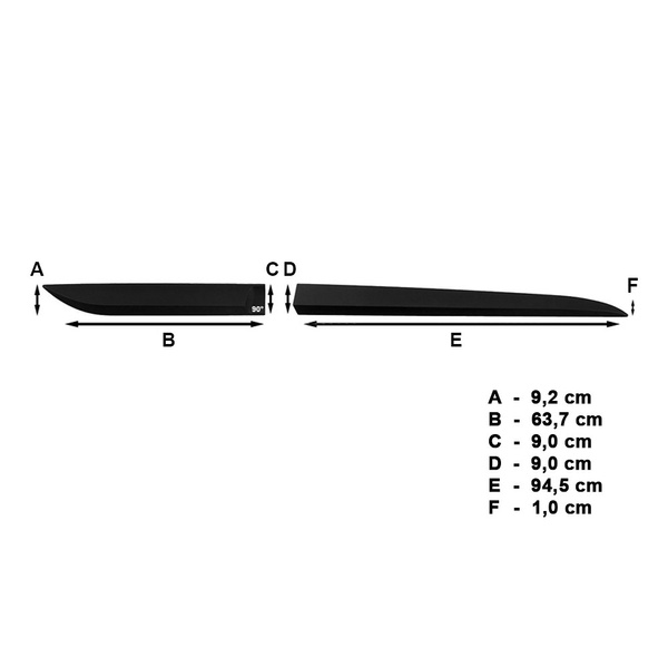 Fitas laterais compatíveis com Hyundai i40 CW Tourer (2011-....)