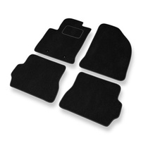 Tapetes de veludo para carros Ford Fusion I FL (2006-2013) - Tapetes para carros preta