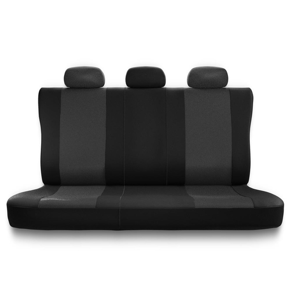 Capas de carro universais para Nissan Pulsar (2014-2018) - cinza escuro