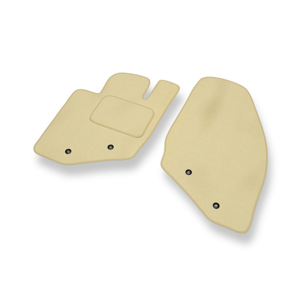 Tapetes de veludo para carros Volvo S80 I Sedan (1998-2006) - Tapetes para carros bege