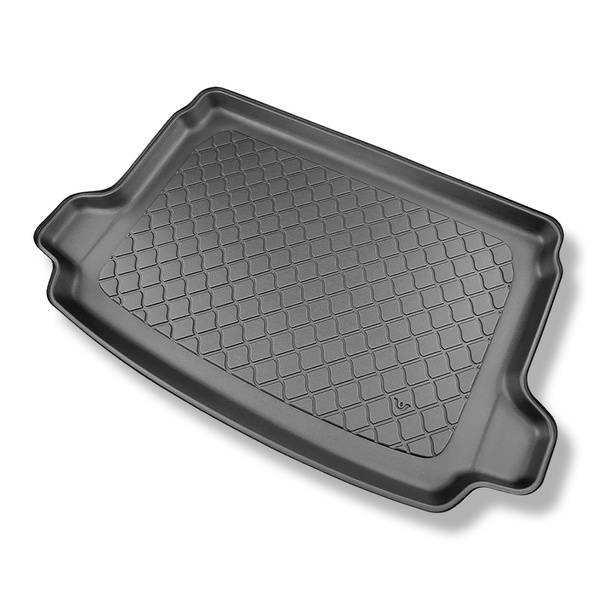 Conjunto de tapetes de bagageira e tapetes de carro feitos sob medida para Fiat 600e Hatchback (09.2023-....) - parte superior do porta-malas; base móvel na posição mais alta