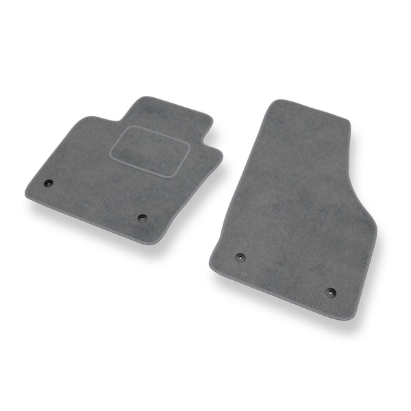 Tapetes de veludo para carros Audi Q3 I 8U SUV (2011-2018) - Tapetes para carros cinza