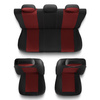 Capas de carro universais para Dacia Duster I, II (2010-2019) - vermelho