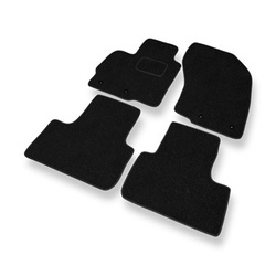 Tapetes de feltro para carros Citroen C4 Aircross SUV (2012-2017) - Tapetes para carros preta