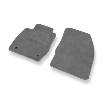 Tapetes de veludo para carros Ford Fiesta VI Hatchback, Van (2008-2012) - Tapetes para carros cinza