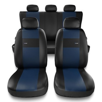 Capas de carro universais para BMW Série 5 E34, E39, E60, E61, F10, G30, G31 (1988-2019) - azul