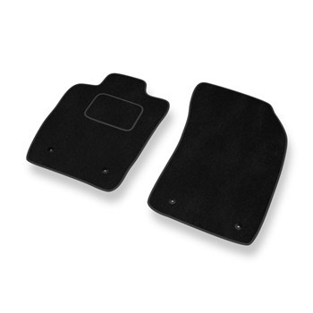 Tapetes de veludo para carros Audi A1 I 8X (2010-2018) - Tapetes para carros preta