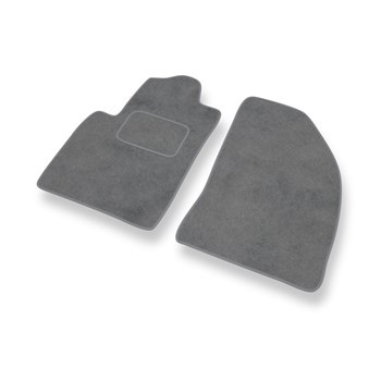 Tapetes de veludo para carros Ford Fiesta V Hatchback, Van (2002-2008) - Tapetes para carros cinza
