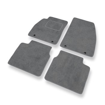 Tapetes de veludo para carros Saab 9-5 II Sedan, SportCombi (2010-2012) - Tapetes para carros cinza