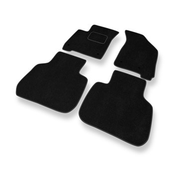 Tapetes de veludo para carros Fiat Freemont Crossover (2011-2016) - Tapetes para carros preta