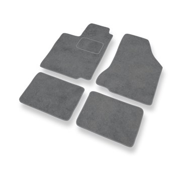 Tapetes de veludo para carros Seat Cordoba I 6K Sedan, SX, Vario (1993-2002) - Tapetes para carros cinza