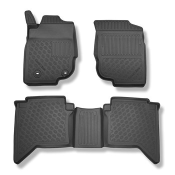 Tapetes TPE para Toyota Hilux VII Pick-Up (12.2015-10.2022) - cabine dupla